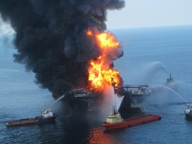 BP Deepwater Horizon Rig Explosion 2010